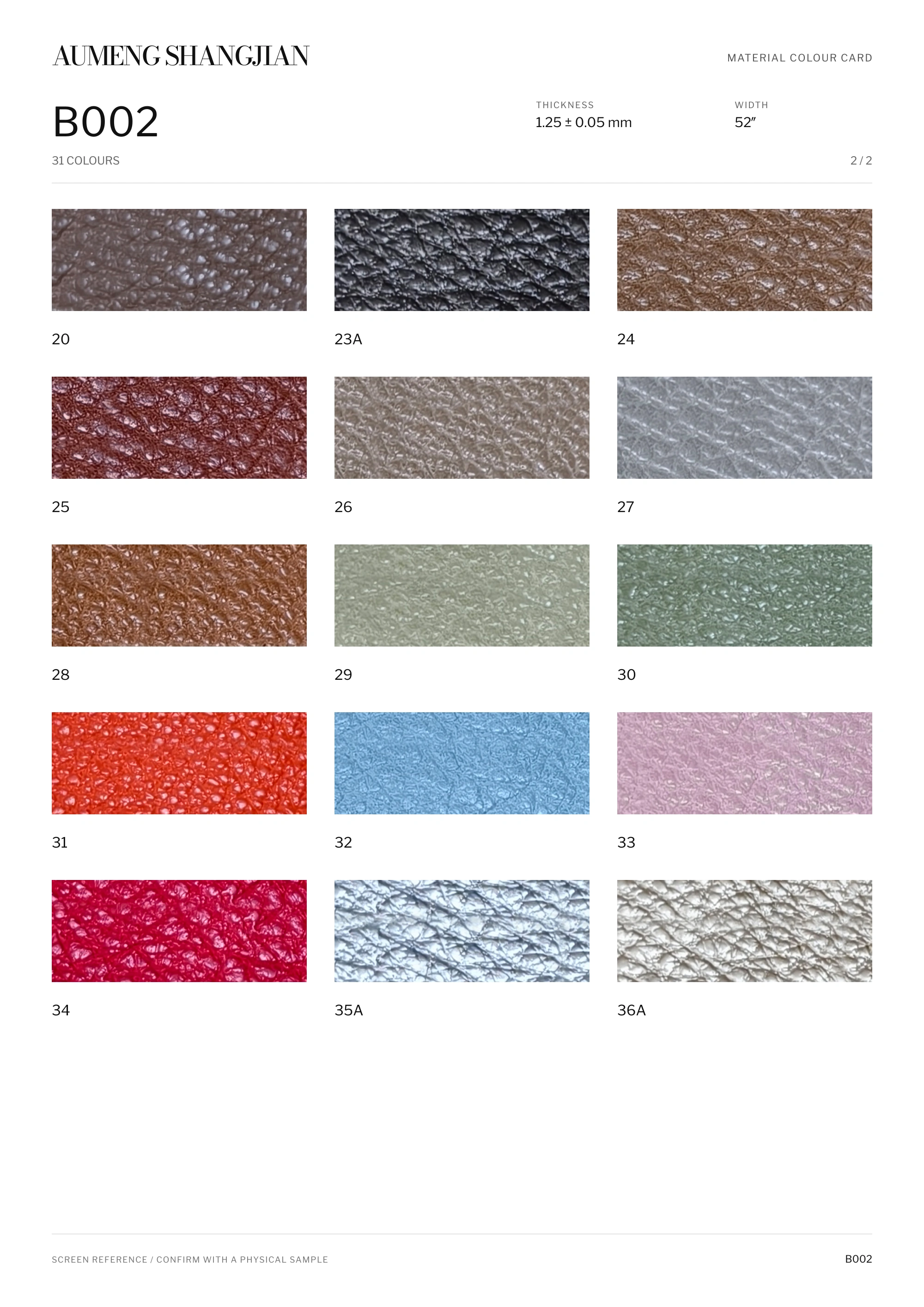 B002 Cracked pattern · Electronic colour card · 2 / 2